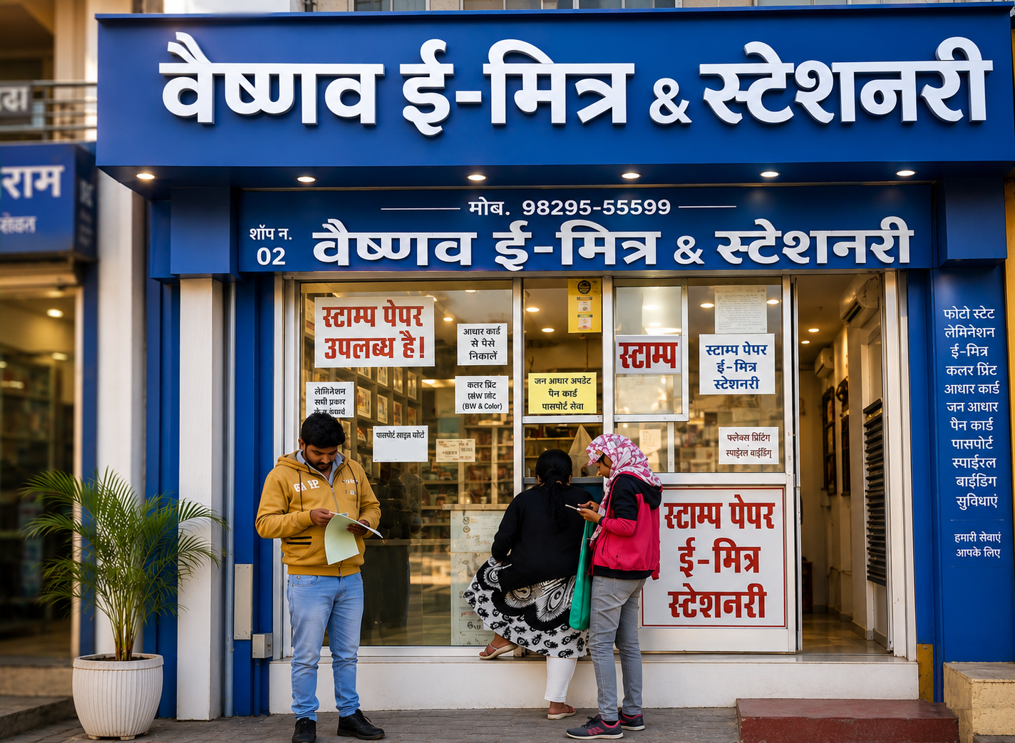 Vaishnav E-Mitra & Stationery Services (Stamp Vendor)