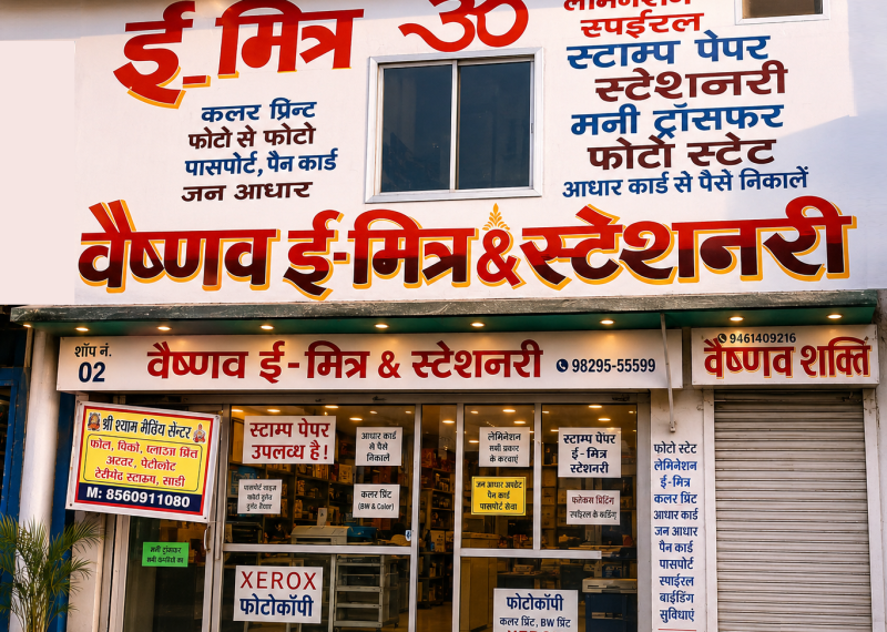 Vaishnav E-Mitra & Stationery Services (Stamp Vendor)